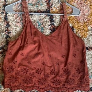 Terra Cotta Crop Top